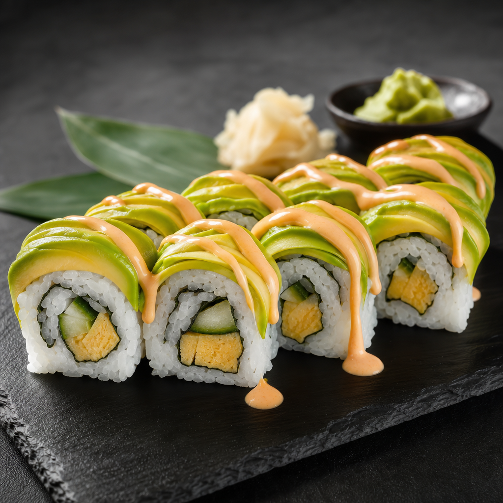AI Produktbild - Avocado Rolls