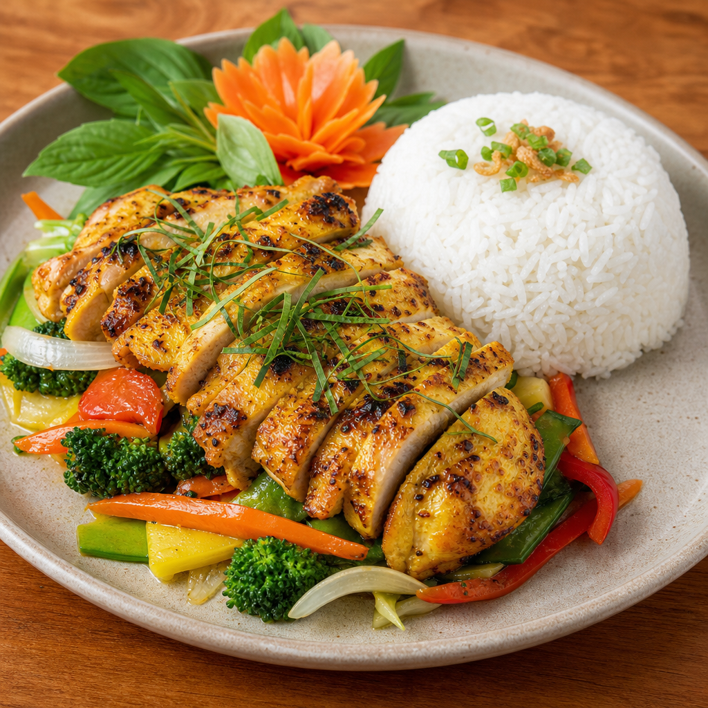 AI Produktbild - Ga Nuong La Chanh