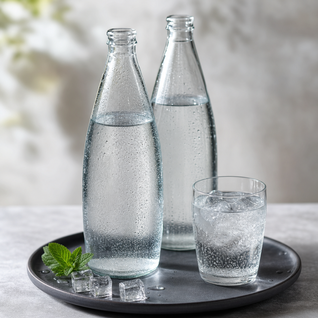 AI Produktbild - Gerolsteiner mit Sprudel/Still 0,75l