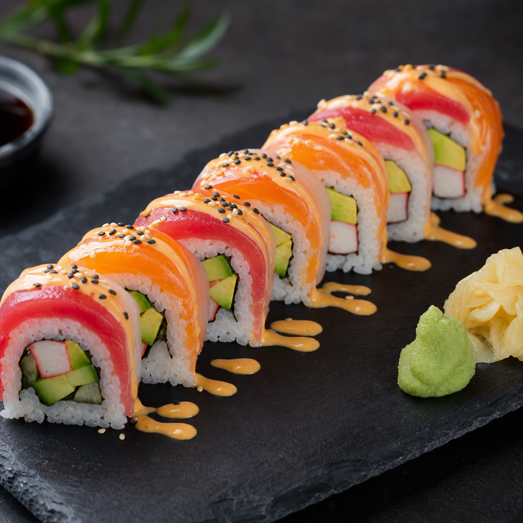 AI Produktbild - Rainbow-Roll