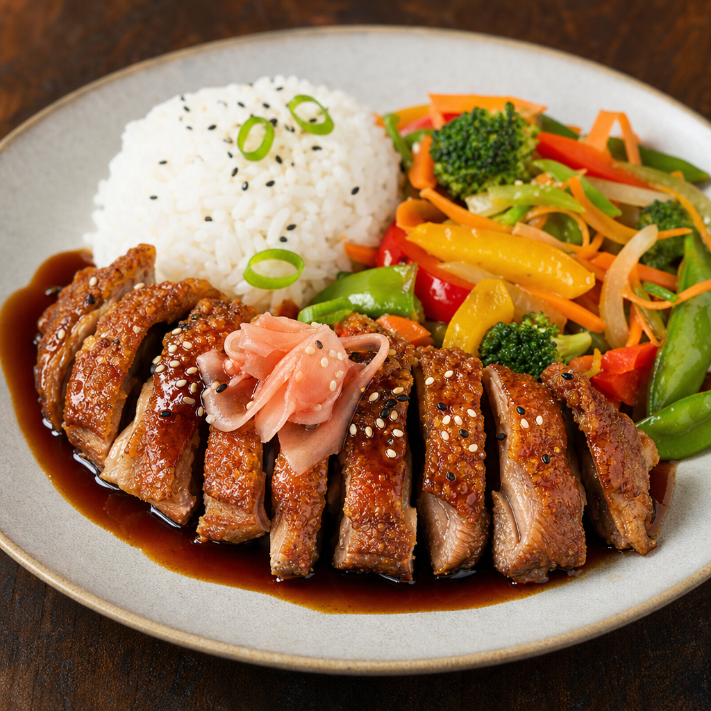 AI Produktbild - Vit Teriyaki